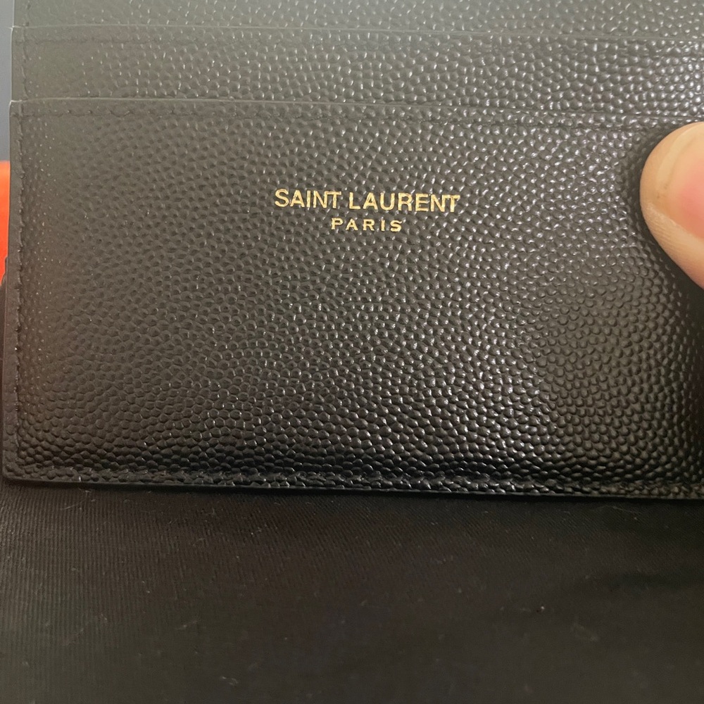 Saint Laurent Black Card Holder